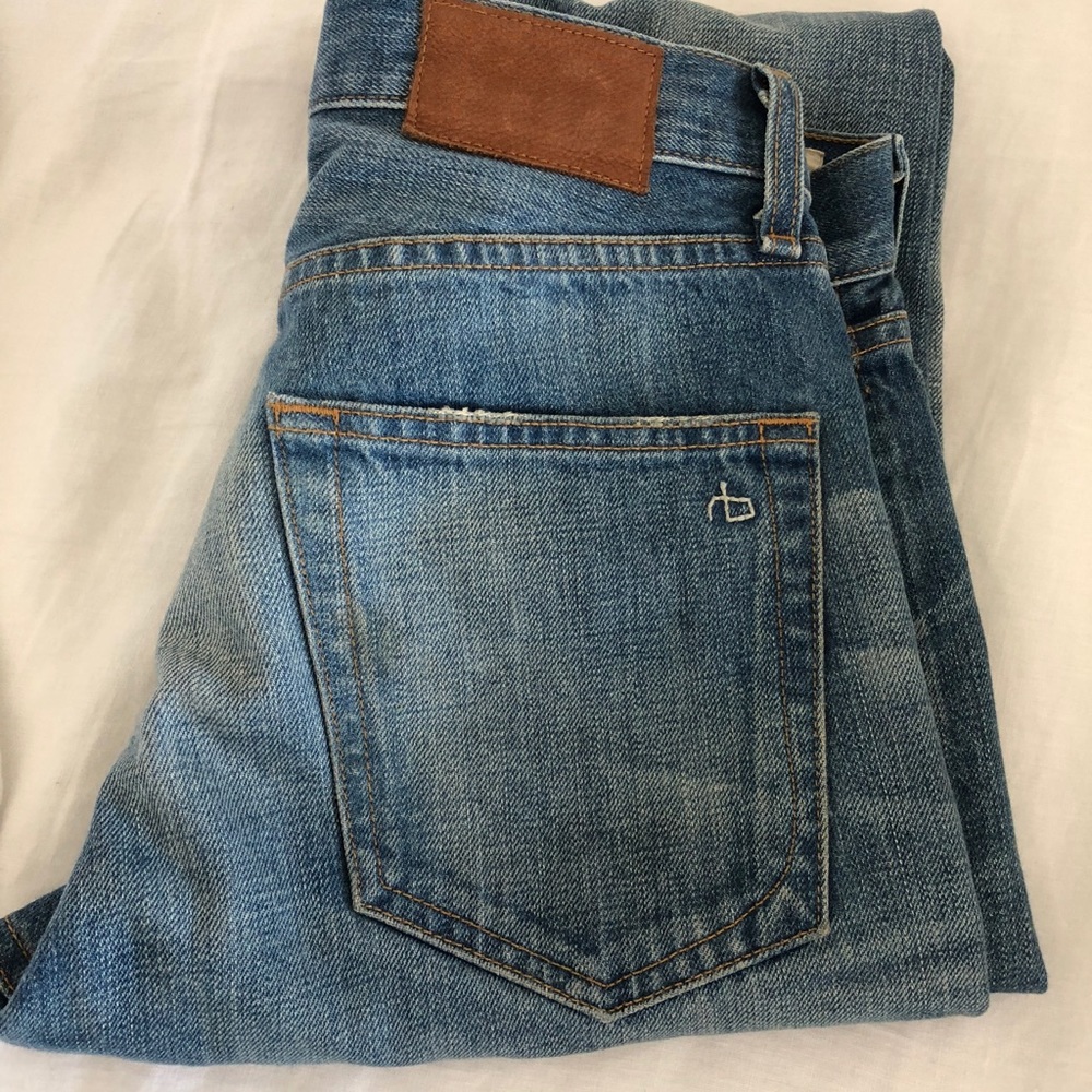 Rag and bone cropped Marilyn Jean.